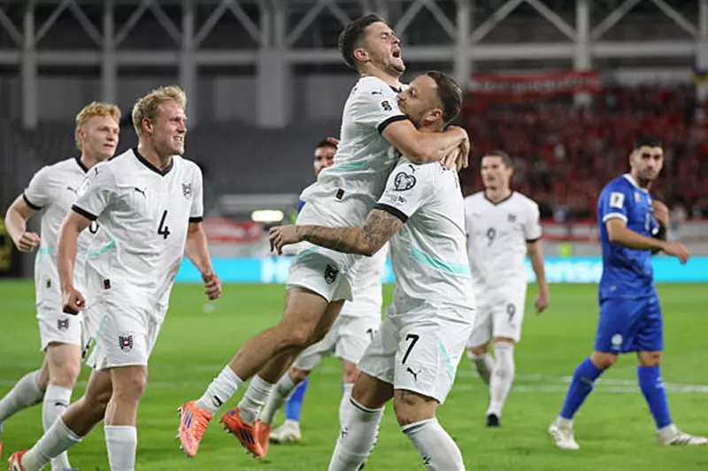 النمسا تقترب من التأهل لكأس العالم.. وصدمة إسكتلندا